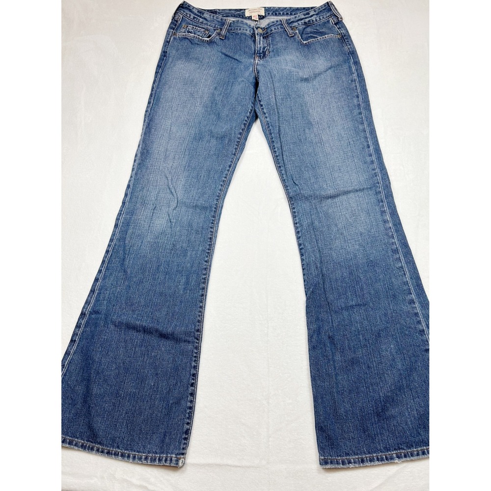 Vintage Abercrombie & Fitch Flare Jeans 12L 100% Cotton Y2K Retro